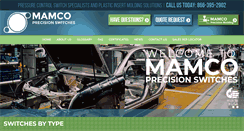 Desktop Screenshot of mamcoswitches.com